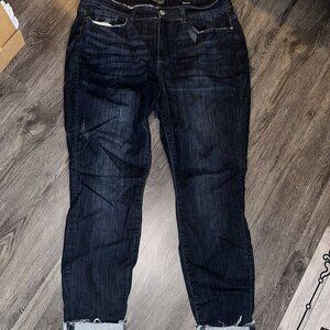 Judy Blue Dark Wash Skinny - longer length